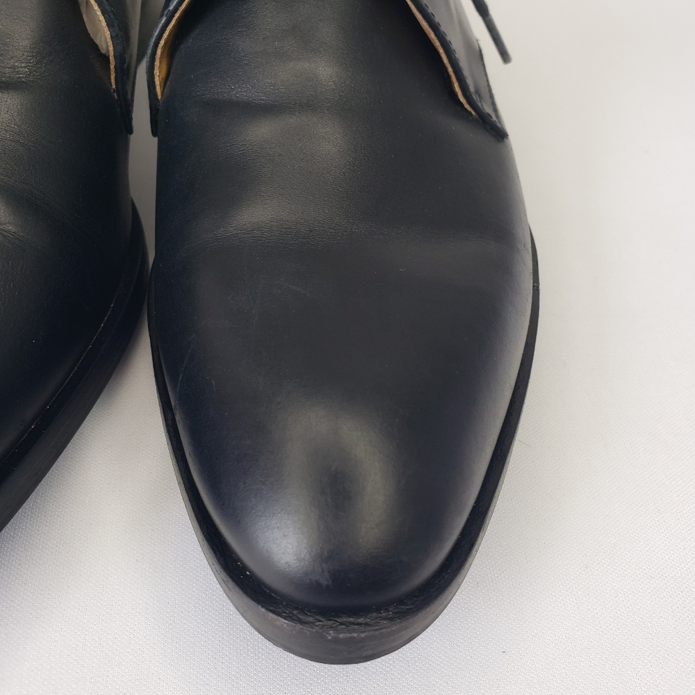 Everlane Black Leather Women's Oxfords Lace up Size 9 Made in Italy - Picture 3 of 14